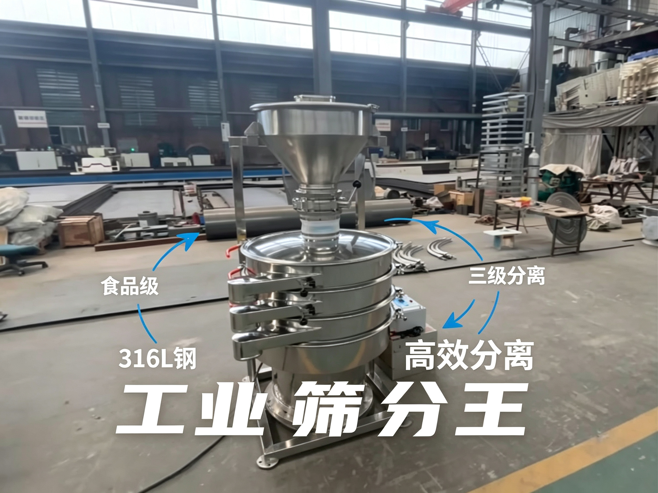 一机多用全场景适配，双层筛网＋防堵料仓＋双阀门精准控制