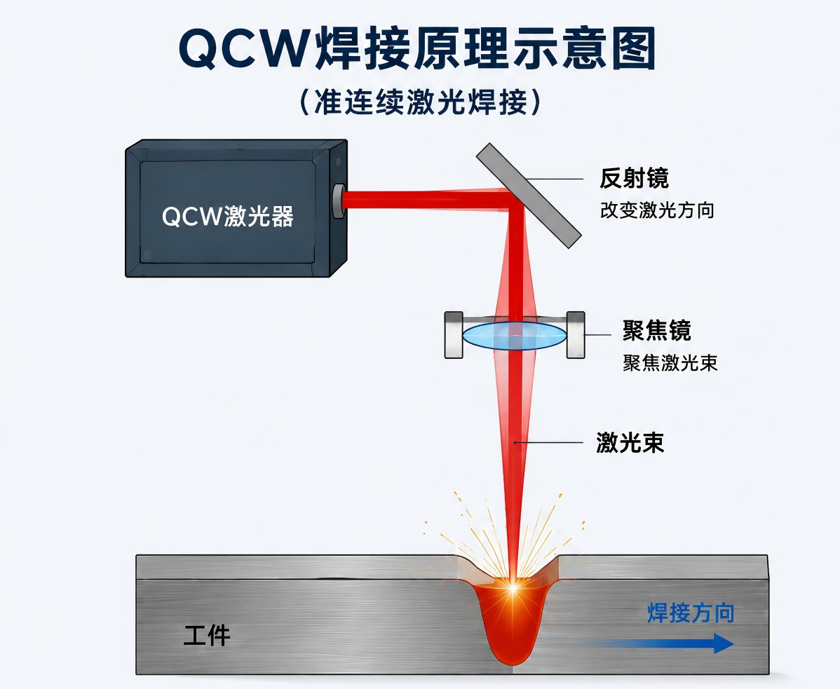 了解模具修复中的QCW激光焊接｜原理、优势、应用对比详解